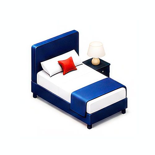Logo of a single bed