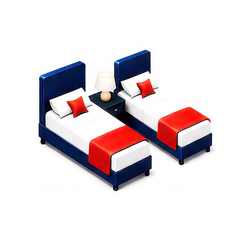 Logo of two beds