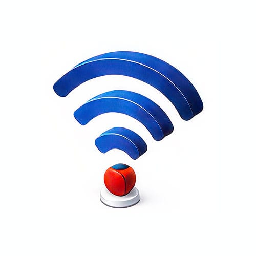 AV logo of wifi rays