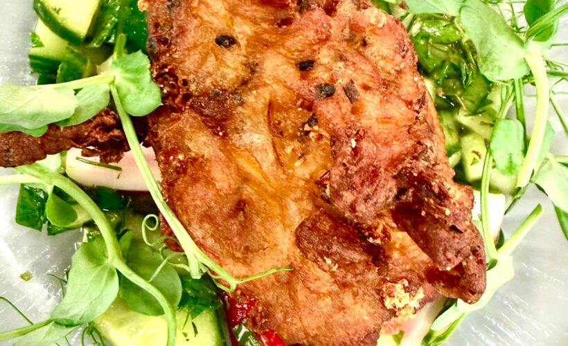 Kimichi Rice Fritter