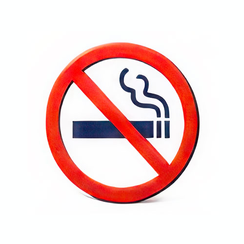 Logo of no smoking